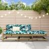 3 Piece Garden Lounge Set with Cushions - Pine Wood Comfort