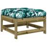 3 Piece Garden Lounge Set with Cushions - Pine Wood Comfort