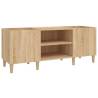 Sonoma Oak Record Cabinet - 121x38x48 cm | Hipomarket UK