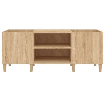 Sonoma Oak Record Cabinet - 121x38x48 cm | Hipomarket UK