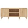 Sonoma Oak Record Cabinet - 121x38x48 cm | Hipomarket UK