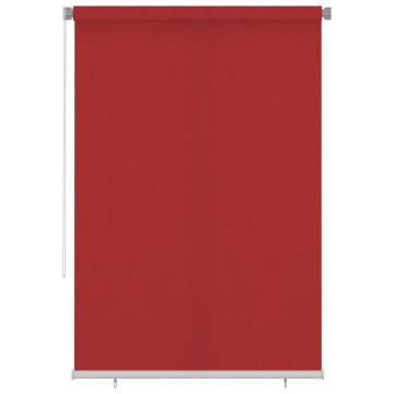 Outdoor Roller Blind 160x230 cm Red | UV Protection & Privacy