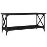 Elegant Black Coffee Table - 100x45x45 cm | HipoMarket