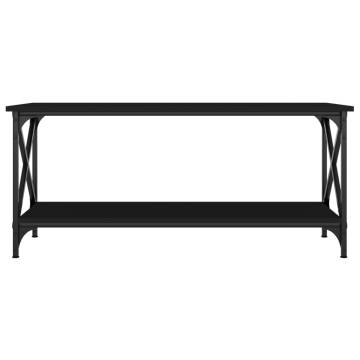 Elegant Black Coffee Table - 100x45x45 cm | HipoMarket