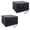 Garden Furniture Covers 2pcs 4 Person Poly Rattan 113x113cm Size 113 x 113 x 73 cm Quantity in Package 2 