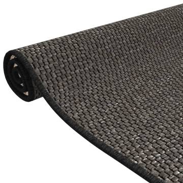 Sisal Look Carpet Runner Anthracite 50x100 cm - Hipomarket