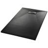 Shower Base Tray SMC Black 120x70 cm - Durable & Stylish