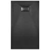 Shower Base Tray SMC Black 120x70 cm - Durable & Stylish