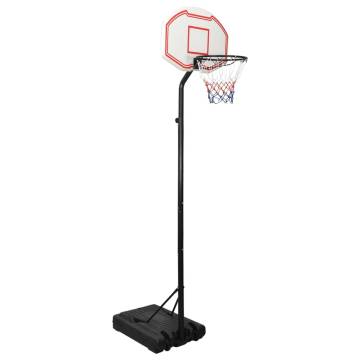 Adjustable Basketball Stand - 282-352 cm Polyethene White