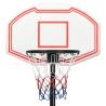 Adjustable Basketball Stand - 282-352 cm Polyethene White