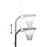 Adjustable Basketball Stand - 282-352 cm Polyethene White