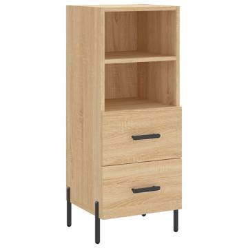 Stylish Highboard Sonoma Oak - 34.5x34x180 cm | HipoMarket