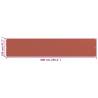 HDPE Balcony Screen Terracotta 120x600 cm - Privacy & Shade