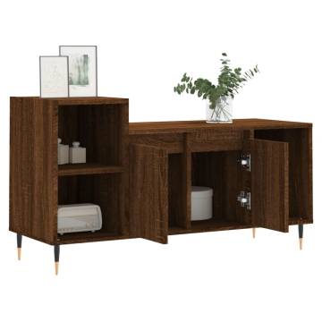 Stylish Brown Oak TV Cabinet | 100x35x55 cm | HipoMarket