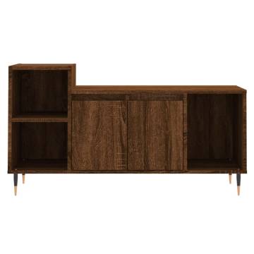 Stylish Brown Oak TV Cabinet | 100x35x55 cm | HipoMarket