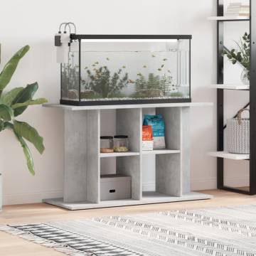 Aquarium Stand Concrete Grey 100x40x60 cm - Stylish & Durable