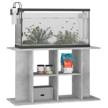 Aquarium Stand Concrete Grey 100x40x60 cm - Stylish & Durable