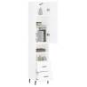 High Gloss White Highboard - Stylish Storage Solution