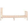 Solid Wood Bed Frame 100x200 cm - Timeless Design & Sturdy