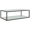 Coffee Table White 120x60x35 cm Tempered Glass Colour white Size 120 x 60 x 35 cm Quantity in Package 1 