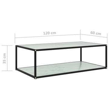 Coffee Table White 120x60 cm | Contemporary Design