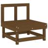 8 Piece Garden Lounge Set - Honey Brown Solid Wood Pine