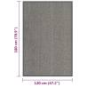 Doormat Tufted 120x180 cm Light Brown | Hipo Market