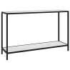 Console Table White 120x35x75 cm Tempered Glass Colour white Size 120 x 35 x 75 cm Quantity in Package 1 Model with feet 