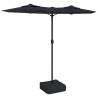 Double-Head Parasol Black - Elegant Shade Solution 316x240 cm