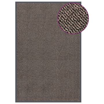 Doormat Tufted 120x180 cm Dark Brown - Durable & Stylish