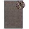 Doormat Tufted 120x180 cm Dark Brown Colour dark brown Size 120 x 180 cm Quantity in Package 1 