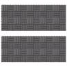 Decking Tiles 20 pcs Grey Wash 30x30 cm Solid Acacia Wood Colour grey Pattern pattern 1 Number of 20 