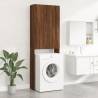 Washing Machine Cabinet Brown Oak - Stylish & Functional Storage