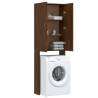 Washing Machine Cabinet Brown Oak - Stylish & Functional Storage