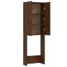 Washing Machine Cabinet Brown Oak - Stylish & Functional Storage