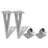 Strive Post Spikes - 4 pcs Steel Anchors for Fencing