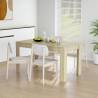 Dining Table Sonoma Oak 140x74.5x76 cm Engineered Wood Colour sonoma oak Quantity in Package 1 