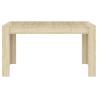 Sonoma Oak Dining Table - 140x74.5x76 cm | Elegance & Durability