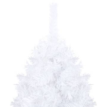 Artificial Pre-lit Christmas Tree with Ball Set White 120 cm