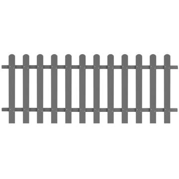 Picket Fence WPC 200x80 cm - Durable Garden Décor