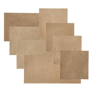 WallArt Leather Tiles Lugard Vintage Brown - 32 pcs