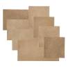 WallArt Leather Tiles Lugard Vintage Brown - 32 pcs