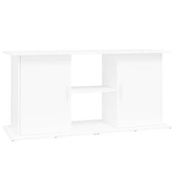 White Aquarium Stand 121x41x58 cm - Stylish & Durable