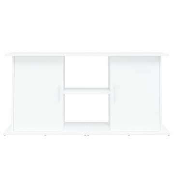 White Aquarium Stand 121x41x58 cm - Stylish & Durable