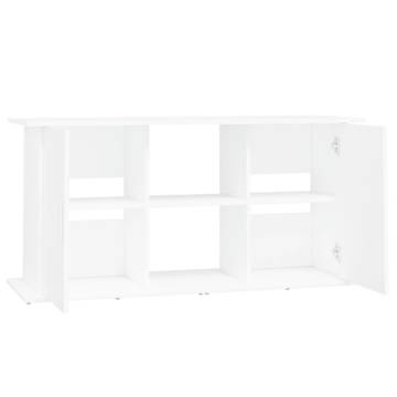 White Aquarium Stand 121x41x58 cm - Stylish & Durable