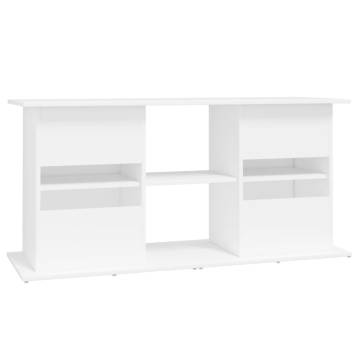 White Aquarium Stand 121x41x58 cm - Stylish & Durable