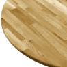 Solid Oak Round Table Top - 700mm | Hipo Market