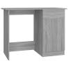 Modern Grey Sonoma Desk - 100x50x76 cm Engineered Wood