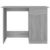 Modern Grey Sonoma Desk - 100x50x76 cm Engineered Wood