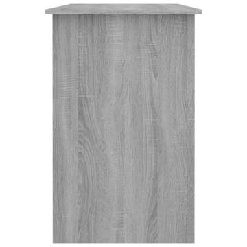 Modern Grey Sonoma Desk - 100x50x76 cm Engineered Wood